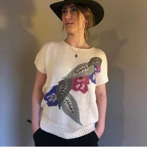 Floral Knit Top